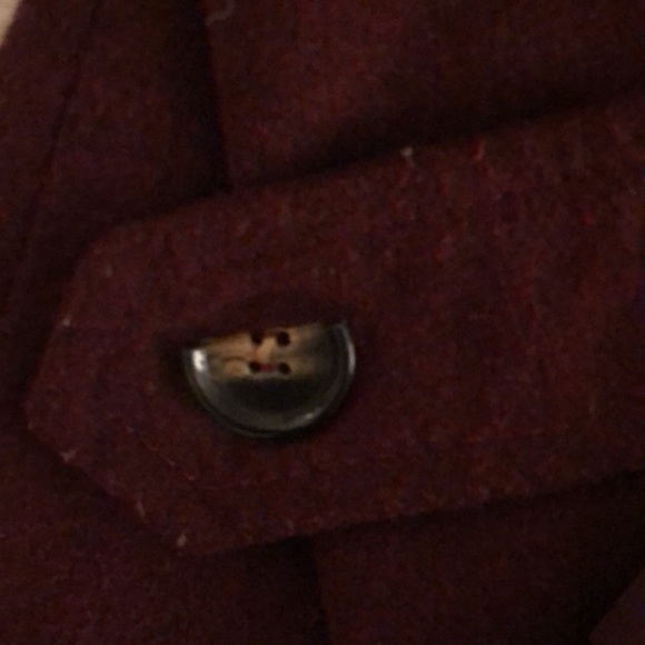 Thread & supply Burgundy coat size S - Picture 7 of 7